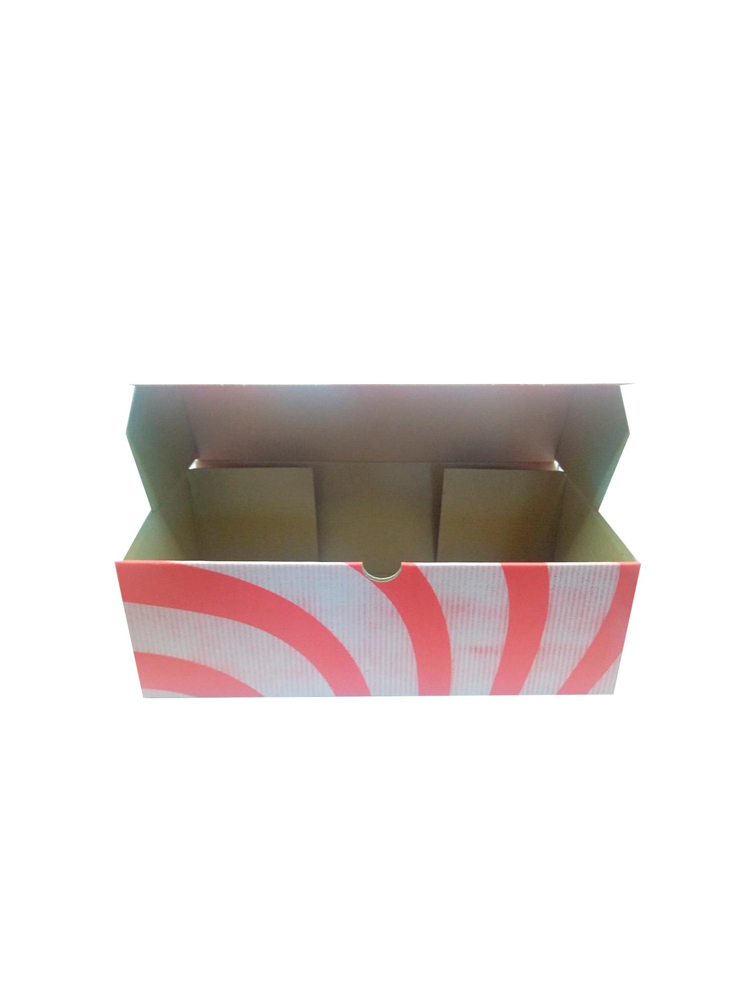 Caja troquelada p/ dulce 306 x 153 x 100mm